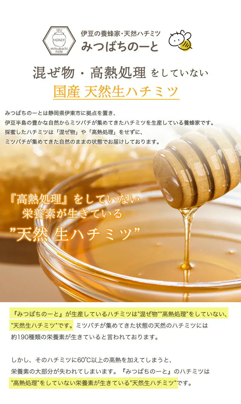 国産 天然ハチミツ　花々の雫 パウチタイプ 90g 非加熱 はちみつ 蜂蜜 ギフト 瓶詰 国産蜂蜜