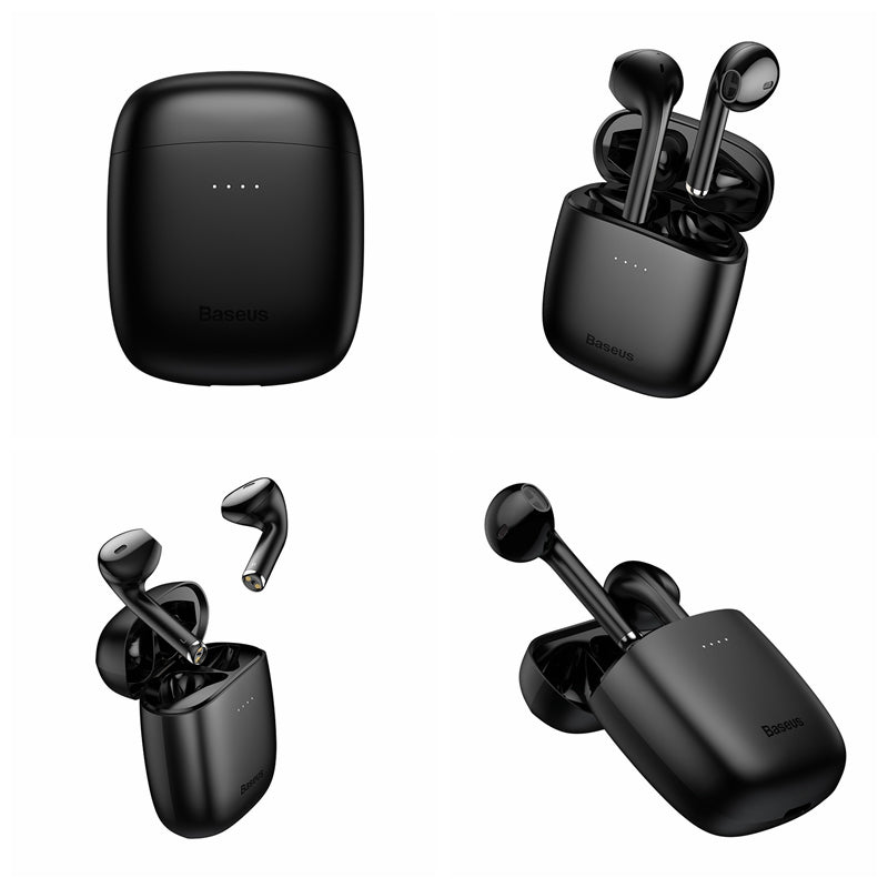 Bluetooth イヤホン 両耳 高音質 完全 ワイヤレス イヤホン 耳掛け式(m010)黒