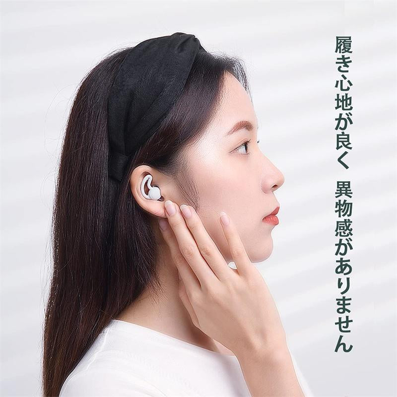 耳栓 睡眠 遮音 高性能 飛行機 シリコン ライブ用 いびき 騒音 睡眠用 防音 勉強 耳せん 快眠 旅行 安眠 イヤープラグ 防音 ライブ 工事 水洗い可 ケース付き w240E(ブルー)