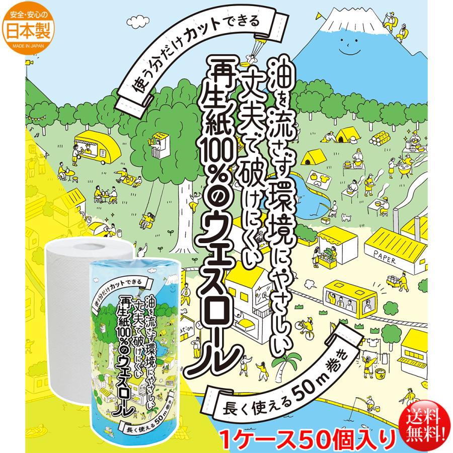 ウエスロール 210mm幅×50M 50個 SDGs関連商品