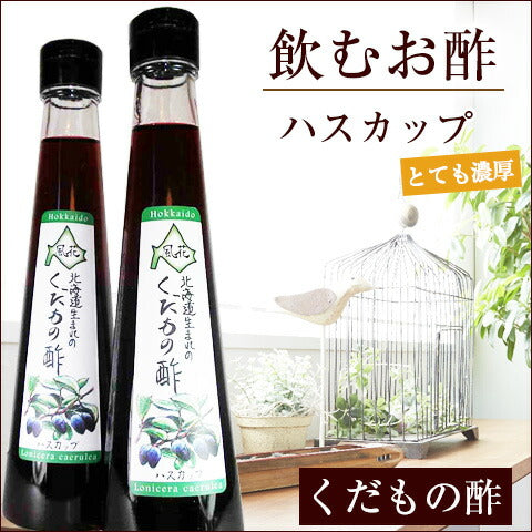 北海道名産品 飲むお酢　北海道生まれのくだもの酢ハスカップ 200ml×2