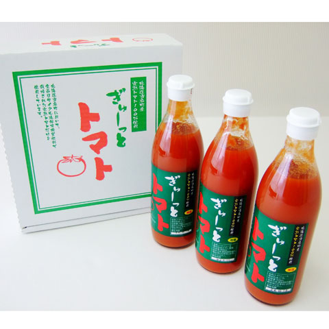 北海道名産品 トマトジュース ぎゅーっとトマト500ml　無塩　12本