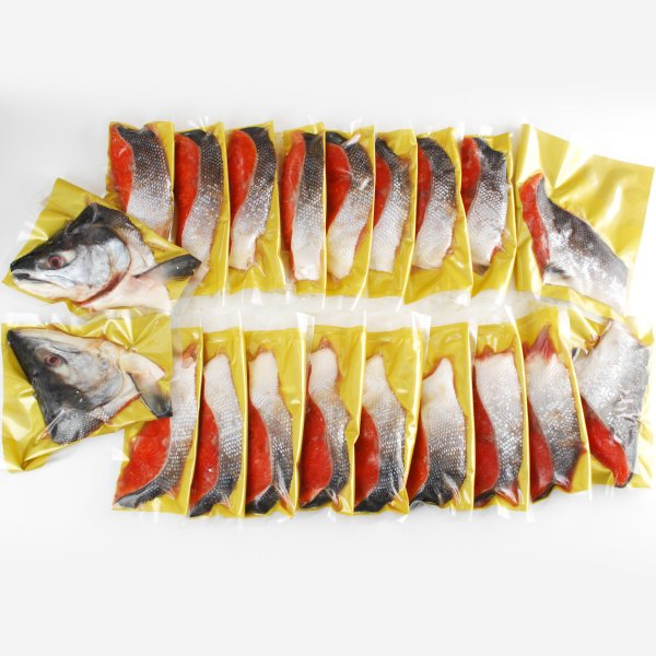 北海道名産品 さけ　紅鮭姿切身真空約2㎏