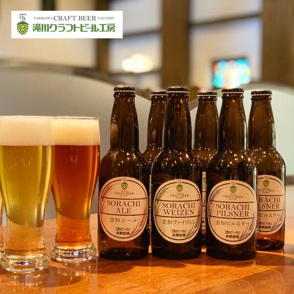 北海道 旭川 滝川クラフトビール6本セット