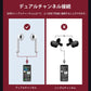 Bluetooth イヤホン 両耳 高音質 完全 ワイヤレス イヤホン 耳掛け式(m010)黒