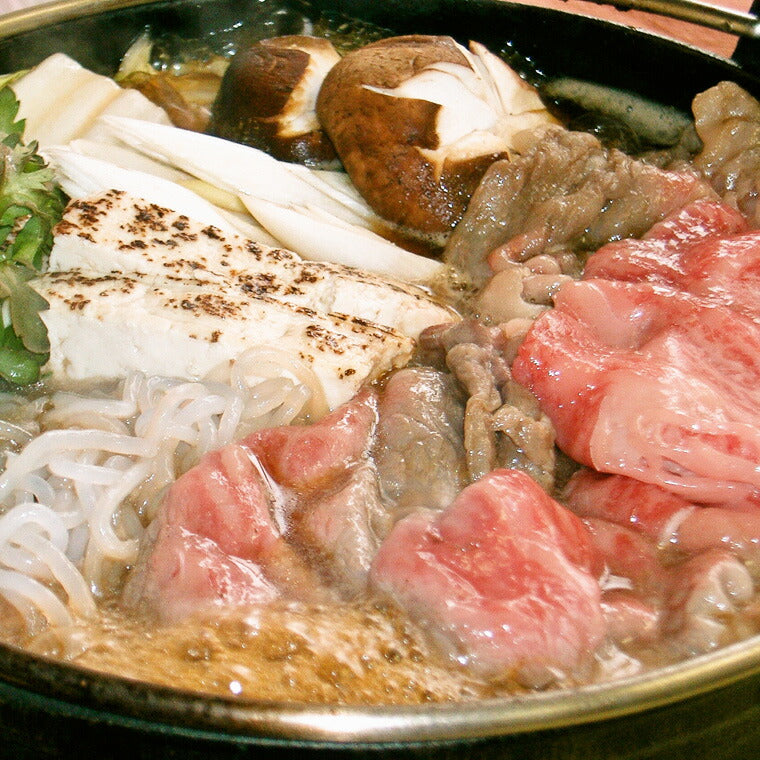 北海道 びらとり和牛すき焼きセット（モモ250ｇ・バラ250ｇ）計500ｇ