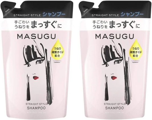 MASUGU ストレートスタイル シャンプー詰め替え用 2袋セット（320ｇ×２）