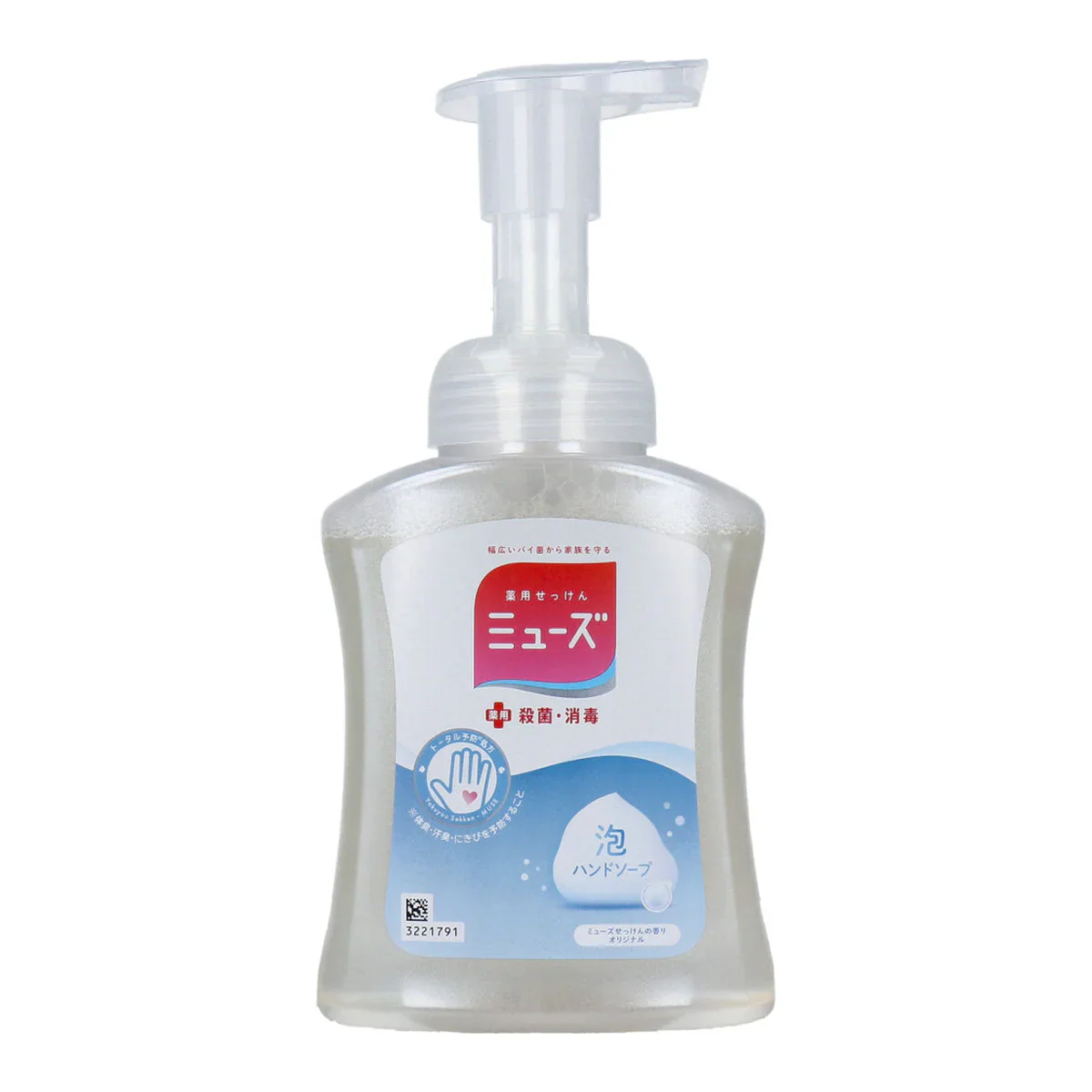 薬用泡ハンドソープ ミューズ 保湿成分配合 せっけんの香り 本体 250mL X6本