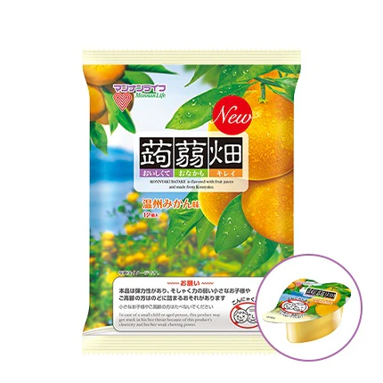 【送料無料】マンナンライフ 蒟蒻畑 温州みかん味 25g×12個入×2箱(24袋)