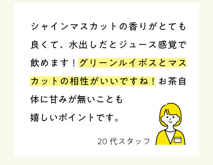 ＼再入荷！／★水出しOK★【季節限定】【約60杯分】アレンジルイボスティー　シャインマスカット　カップ用３０個入　２袋セット（グリーンルイボスティー ティーバッグ ノンカフェイン ハーブティー）