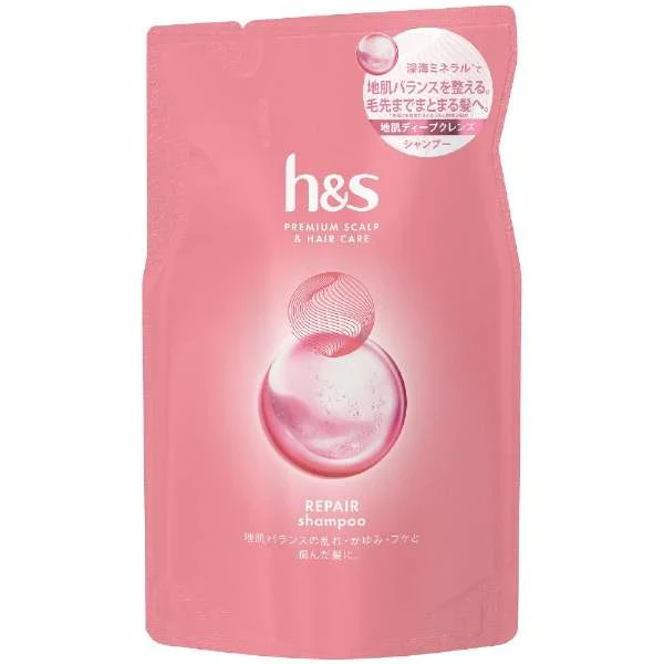 ２袋セット　h&s リペア シャンプー　つめかえ用　（　315ml×2袋　）