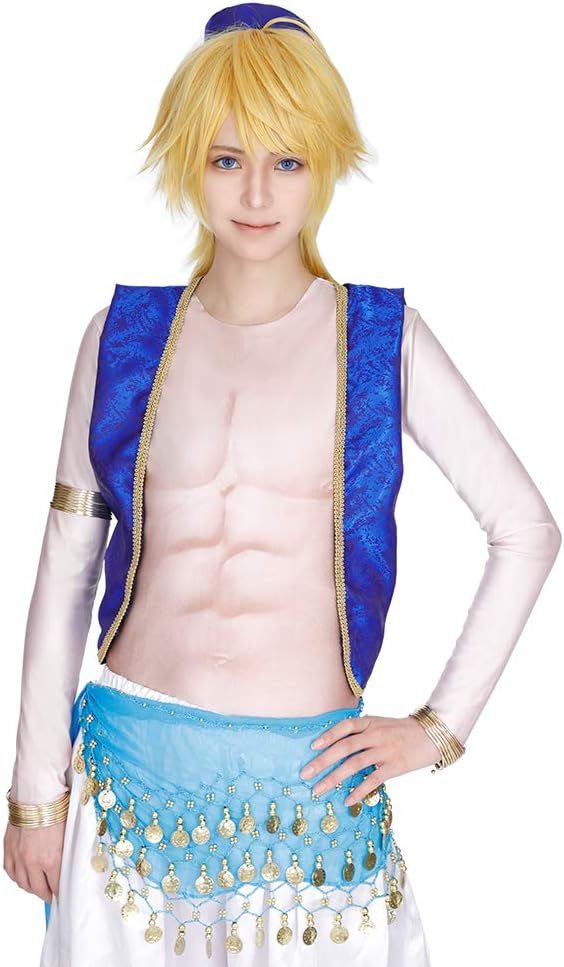 クラッセ 3Dプリントマッスルシャツ長袖【白肌：S-Mサイズ】 インナー コスプレ