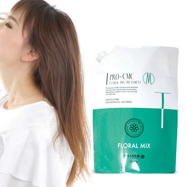デラクシオ プロ CMC トリートメント 3000ml レフィルフローラル ミックス (美容室 専売品 ヘアケア シャンプー サロン業務用サイズ)