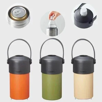 真空二重構造ペットボトルホルダー/ 暑い夏場に大活躍！ペットボトルを差し込んでおくだけで冷え冷え長持ち♪保温もOK