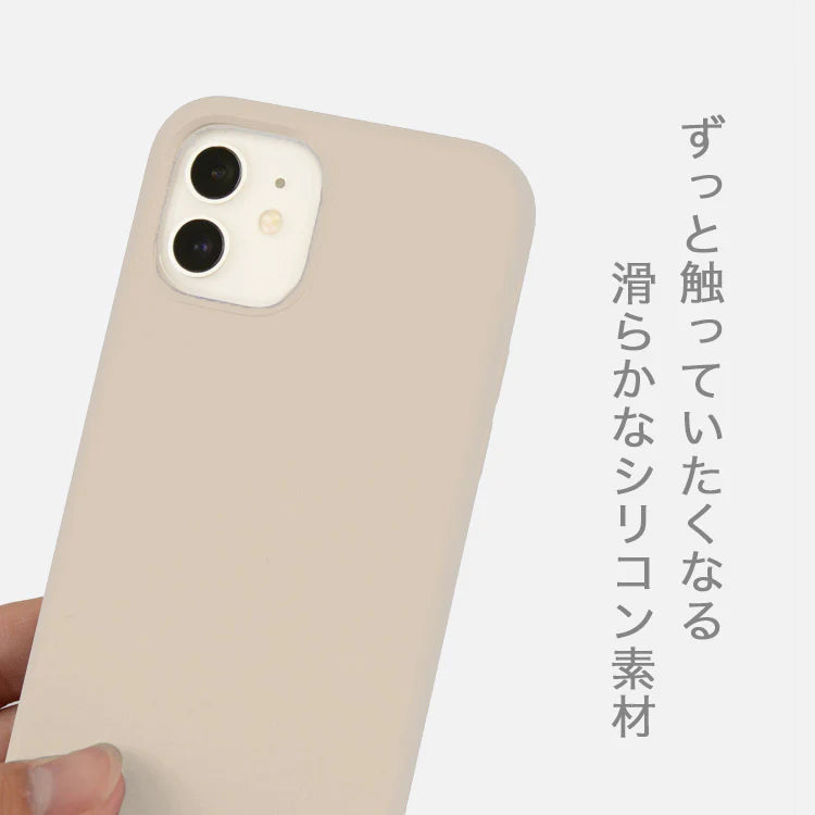 【 iPhone12/12Pro   アイボリー 】 iPhone ケース スマホ ケース シリコン iPhoneケース スマホケース  スマホ カバー 携帯 携帯カバー シリコンケース