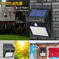 LEDソーラーライト センサーライト 64LED パネル分離可能 ケーブル付（2個セット）w005