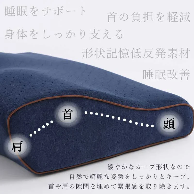 【低反発枕福袋　色任せ/2点セット/62×34cm】低反発枕 まくら 低い 肩こり 首こり ストレートネック 女性 男性 肩 首 痛み 横向き寝 低め 30×50 34×62 快眠枕 睡眠枕 頭痛 解消 頚椎安定型 いびき 防止 めまい マクラ 安眠 新生活 プレゼント