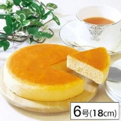 【6号】常温で保存出来るチーズケーキ 直径18cm×2個セット