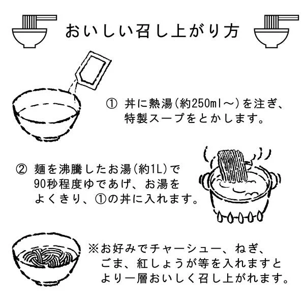 【1食180円】半生細麺 豚骨ラーメン 6人前（博多長浜豚骨味スープ付き）【こんなご時世だからこそのプチプラヌードル】【細麵だからすぐに茹で上がります】【半生麺だからこそ味わえるツルツル感】【乾麺との違いを感じてください】【豚骨ラーメンの本場 福岡は博多より直送】【あっさりとクセがなく飽きの来ない博多長浜豚骨味のスープ】】