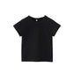 半袖 Tシャツ 黒 130cm 100％綿 無地 子供 キッズ 100 110 120 130 140 150 コットン 吸汗速乾 幼稚園 小学校 体育 体操着 発表会 運動会 ダンス 洗い替え 白 黒シャツ