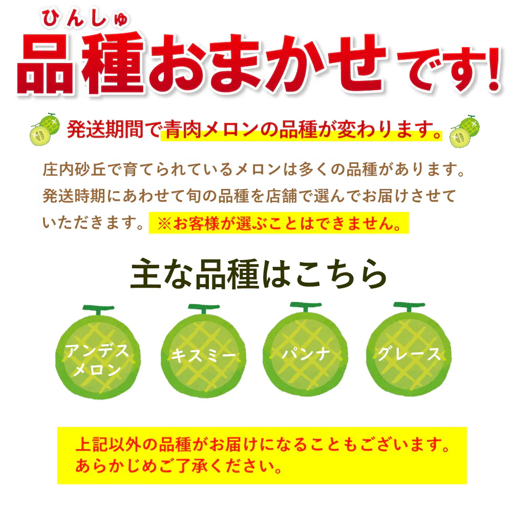 【7月中旬頃からご注文順次発送】訳あり 青肉メロン 4-5kg前後 産地箱 3-6玉前後 ご家庭用メロンを食べ放題！大盛りお届け