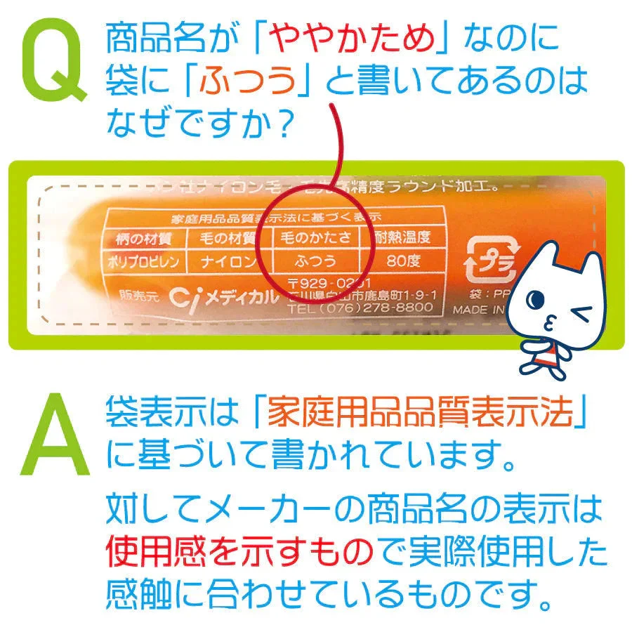 歯ブラシ Ci700 超先細＋フラット毛 2段植毛  (Sやわらかめ) 25本セット 【歯科医院専売品 ハブラシ】【メール便送料無料】