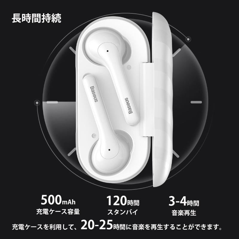 ブルートゥース イヤホン ワイヤレスイヤホン Bluetooth 5.0 自動ペアリング 両耳 IPX7防水 w054B(ブラック)