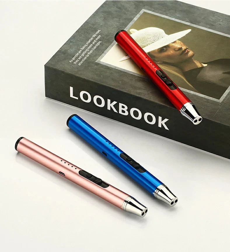 即納 プラズマ ライター 電子 電気 usb ライター 小型充電式 防風 軽量 薄型 無火炎 幅広い用途 誕生日 祝日 プレゼント アウトドアギフト s014C(レッド)