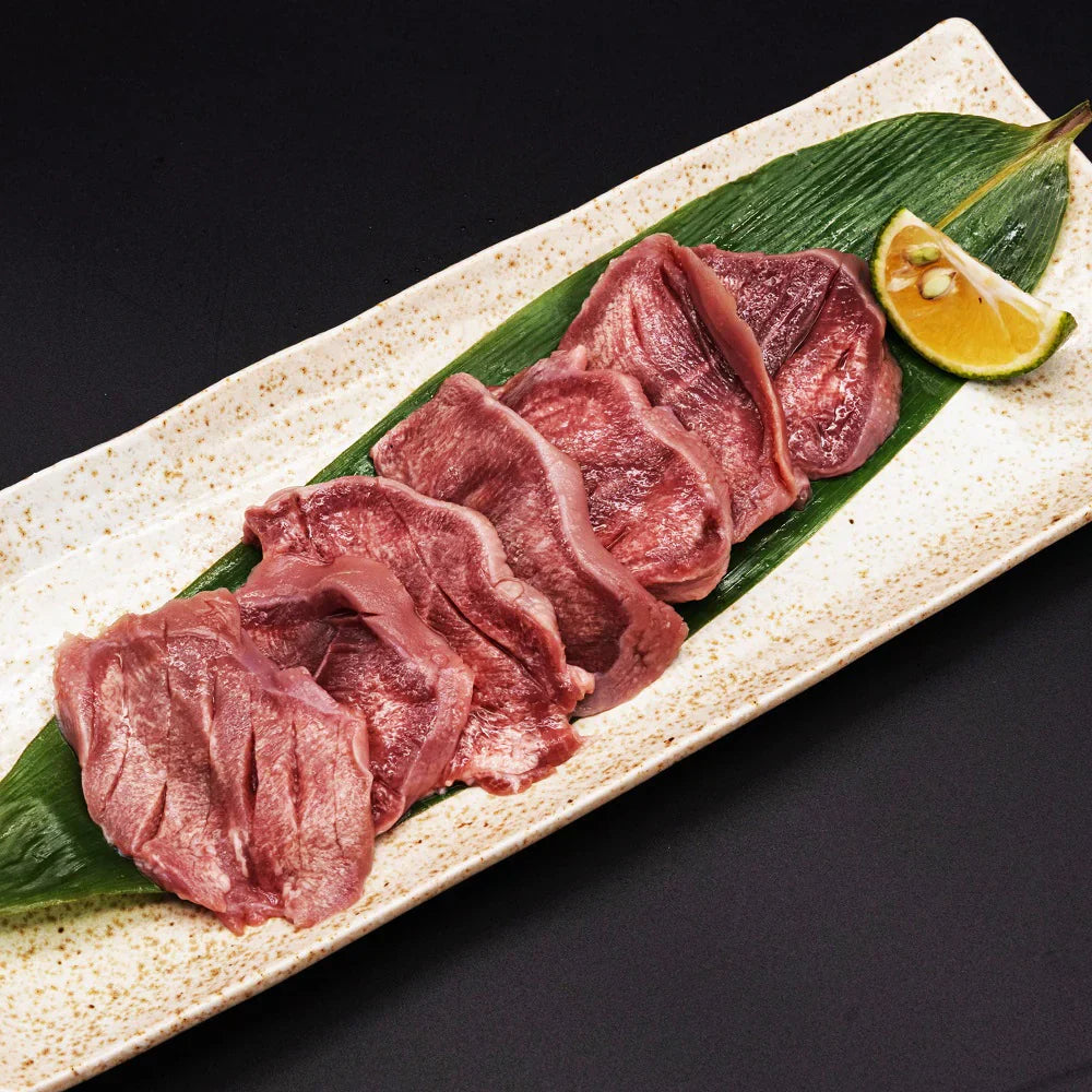厚切り タン 500g×1pc 約5mm カット 厚切り豚タン バーベキュー BBQ タンスライス スリット入り ギフト クリスマス 年末年始 味付けタン 豚タン