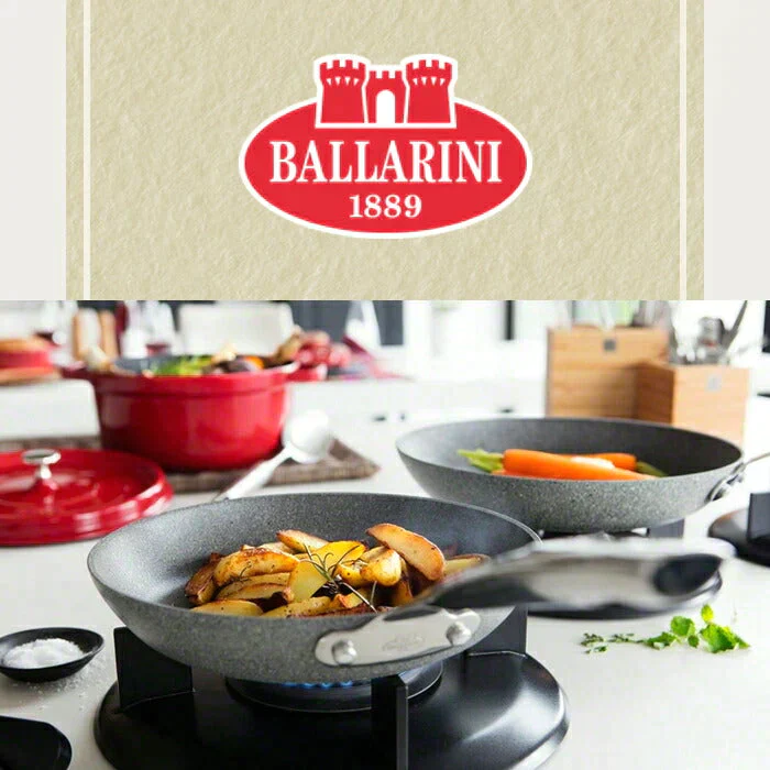 【公式】BALLARINI リパリ フライパン 20cm & 24cm ＆ 28cm 3Pセット IH対応| バラリーニ 軽量 軽い ih対応 ガス アルミ アルミフライパン 食洗機対応 調理器具 イタリア製 セット 20センチ 24センチ 28センチ
