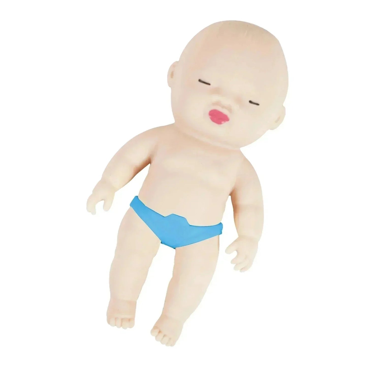 ベイビースクイーズ 「ブルー」 スクイーズ人形 15cm キモカワベイビー 人形 アグリー 赤ちゃん おもちゃ スクイーズ玩具 ストレス解消 グッズ ベイビーズ pa142-bl