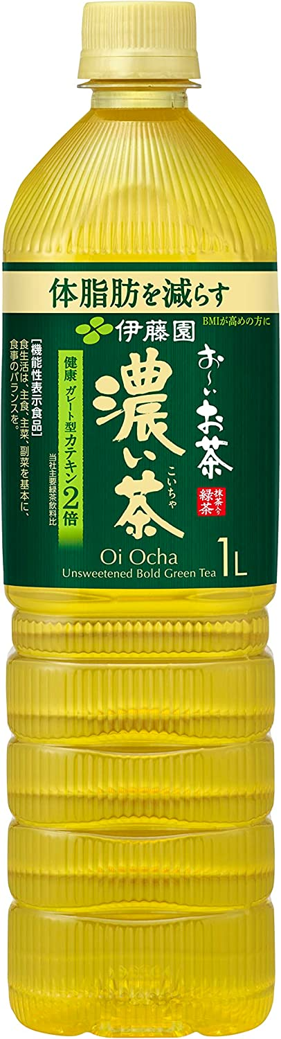 【送料無料】伊藤園 お〜いお茶 濃い茶 1000ml×1ケース/12本