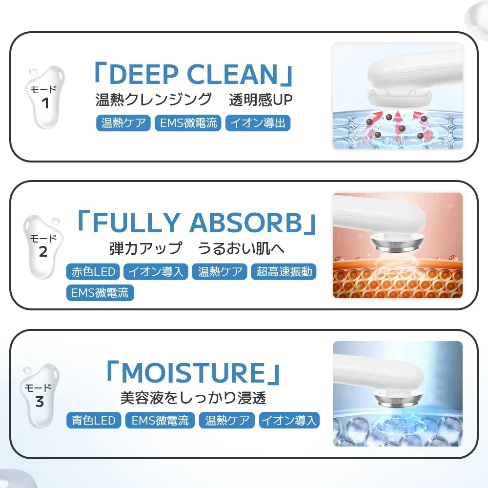 Sarlisi 温熱美顔器 サーリシ 目元 リフトアップ ems 微電流 表情筋ケア ほうれい線 顔 イオン導入 イオン導出 美顔 小顔 マッサージ スキンケア 目の下 フェイス 化粧水 多機能 led  引き締め ホーム エステ 肌荒れ しわ ギフト プレゼント