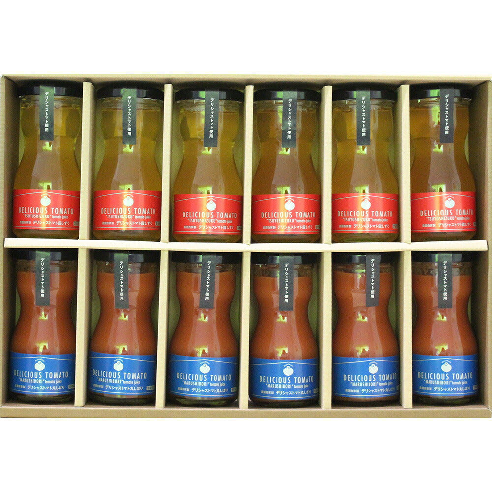 宮城県産 無添加無塩100%紅白トマトジュース100ｇ１２本セット
