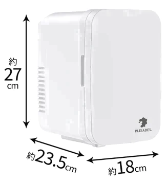 冷温庫 4L 小型 ポータブル冷蔵庫 保冷・保温用 2~60℃