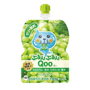 コカコーラ ミニッツメイドぷるんぷるんQooマスカット 125gパウチ×30本北海道、沖縄、離島は送料無料対象外［送料無料］【2?3営業日以内に出荷】