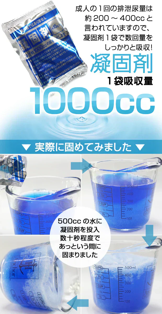 【即出荷】【口ひも付きで簡単密封！】固めてダストポリ 2箱セット 『災害用トイレ／簡易トイレ』