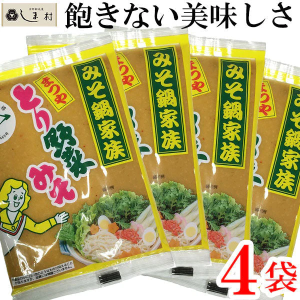 まつや とり野菜みそ 200g 4袋セット