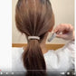 バレッタ 2個セット 金色銀色1個ずつ入 セミサークル形 ヘアアクセサリー キラキラ まとめ髪 ヘアクリップ 韓流 ファッション 結婚式 成人式 ポイント消耗