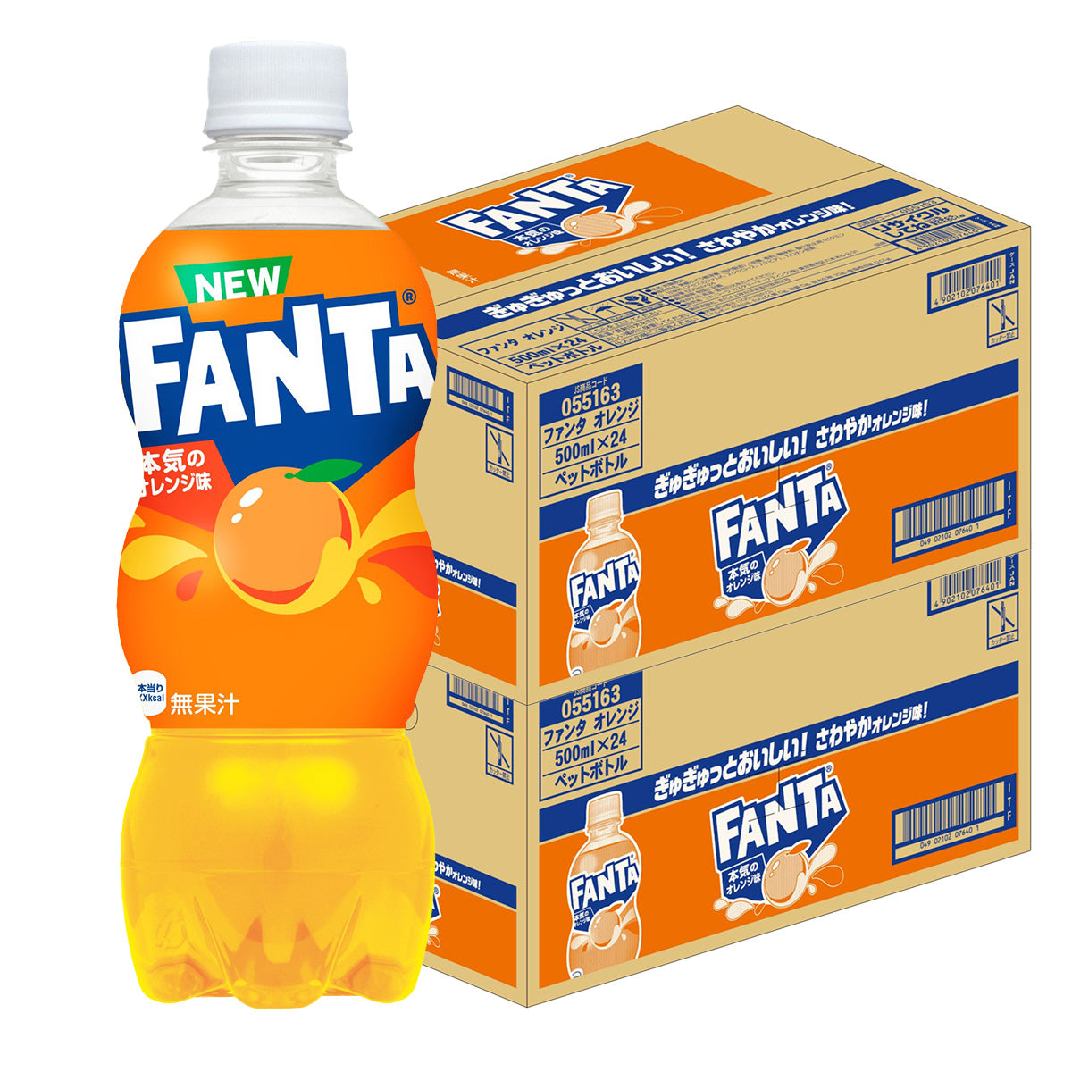 【送料無料】コカコーラ ファンタ オレンジ 500ml×1ケース/24本