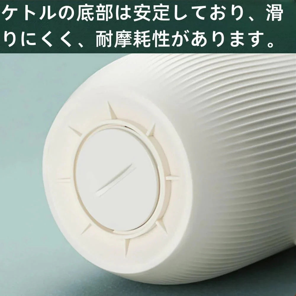 断熱ケトル おしゃれ 大容量 高い保温効果 真空断熱 軽量 家庭用/業務用 (レトログリーン-1600ML) w681B(グリーン)