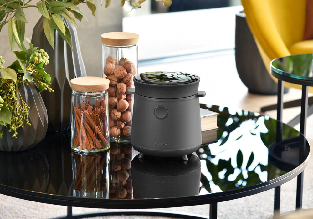 [チャコールグレー]　炊飯器 一人暮らし 2合 おしゃれ 多機能 安い 家庭用 キッチン家電 レシピ付 グレー チャコールグレー 黒 調理家電 [ マルチライスクッカー VT-MRC ] ヴァーテックス VERTEX nikome ニコメ 母の日 プレゼント 新生活