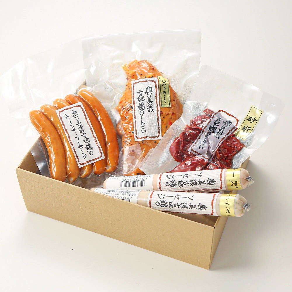 奥美濃古地鶏Aセット（G-KOJ-A2541） 詰合せ【送料込み】