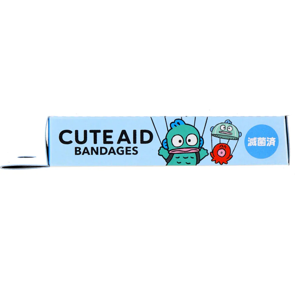 サンタン CUTEAID キャラクターばんそうこう ハンギョドン 滅菌済 6柄X3シート 18枚入り X8箱