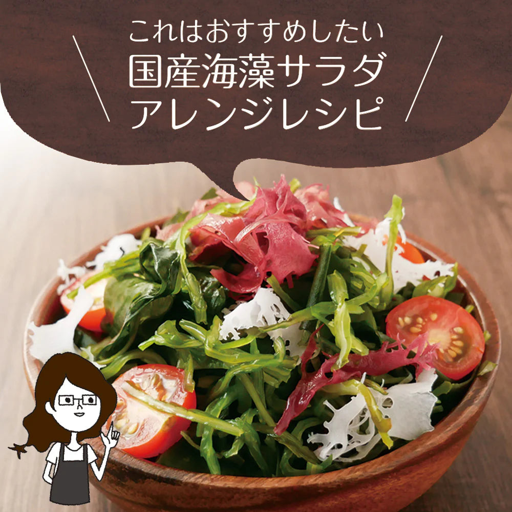 日本橋いなば園 国産海藻サラダ 30g ネコポス メール便送料無料