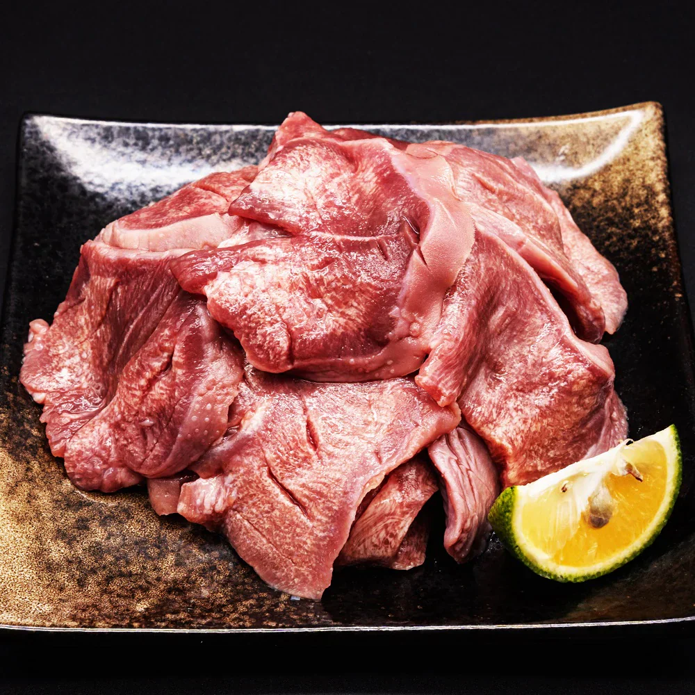 厚切り タン 500g×2pc 1kg 約5mm カット 厚切り豚タン バーベキュー BBQ タンスライス スリット入り ギフト クリスマス 年末年始 味付けタン 豚タン