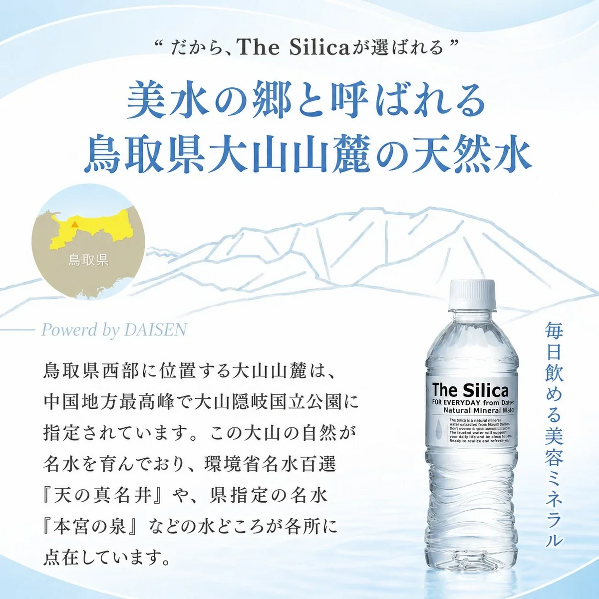 【1ケース】 500ml 24本 国産 シリカ天然水 The Silica ザシリカ