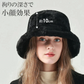 【在庫一掃SALE】フェイクファーバケットハット（ブラック）