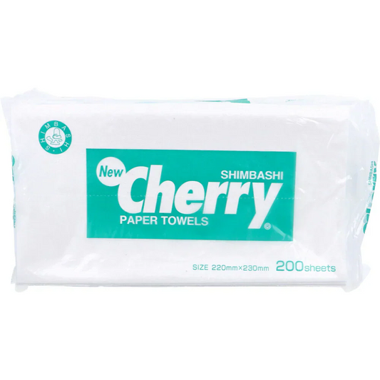 ペーパータオル 新橋製紙 Newcherry ニューチェリー 再生紙100％ 200枚入り X20パック