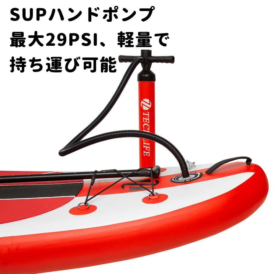 バランステーブル 高圧インフレエアハンドポンプ　SUP ダブルアクション 空気入れ インフレータブル エアーポンプ　サーフボード専用空気入れ　サーフィン w176B(ブルー)